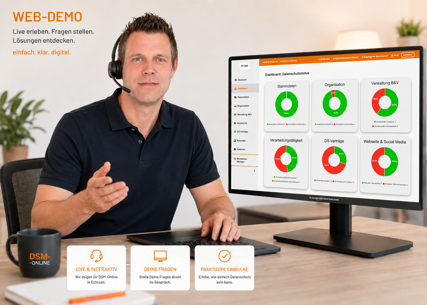 Webdemo DSM-Online