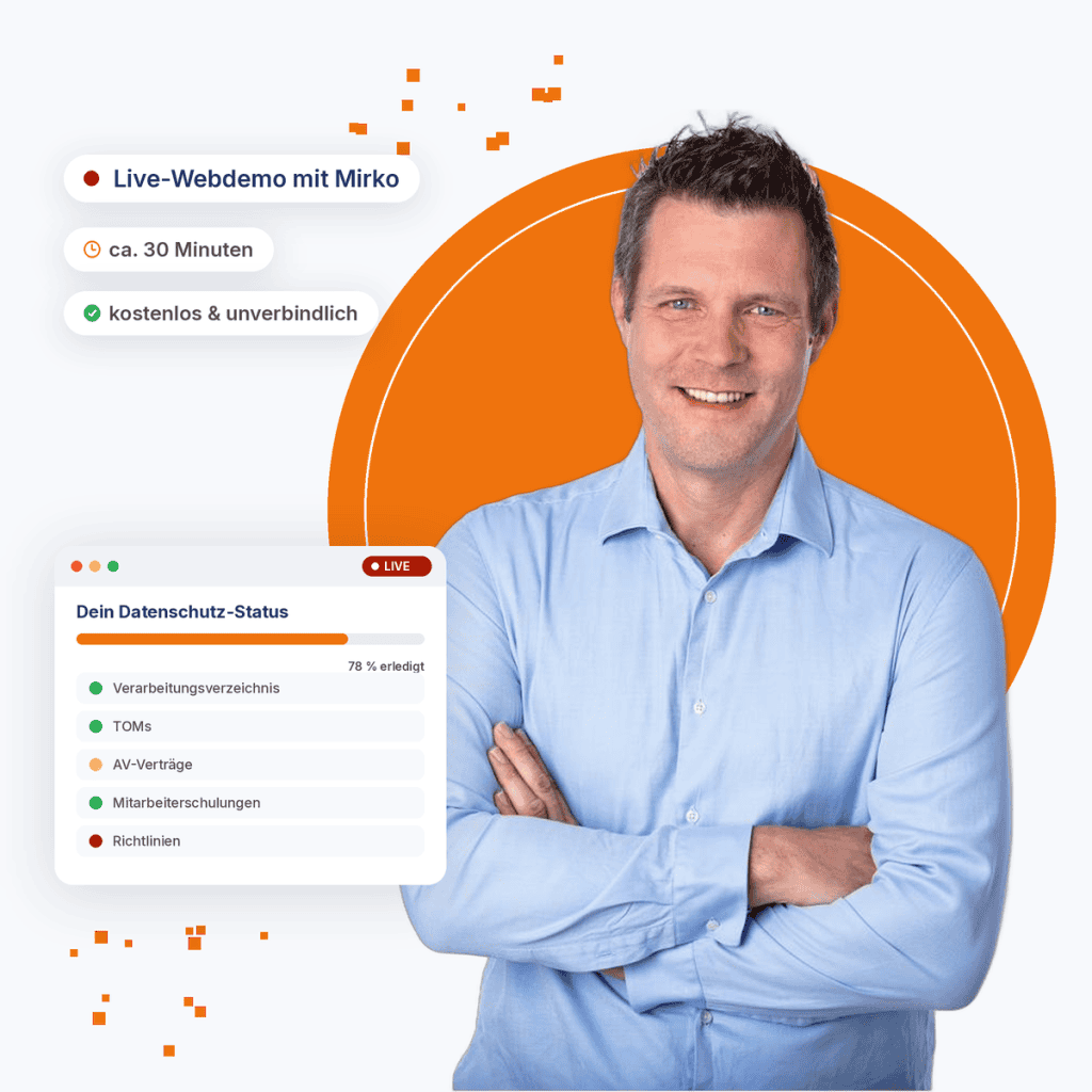 Mirko Tasch, Geschäftsführer und Datenschutzexperte 